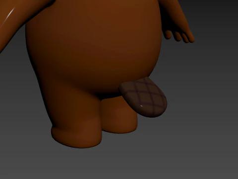 Character188 Beaver 3D Model