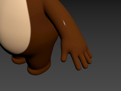 Character188 Beaver Model 3D