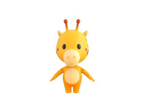 Character189 Giraffe 3D Model