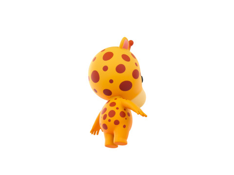 Character189 Giraffe 3D Модель