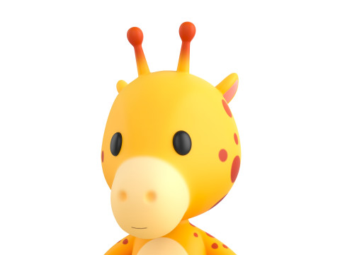 Character189 Giraffe 3D Модель