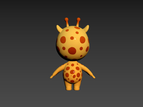 Character189 Giraffe 3D Модель
