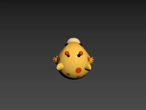 Character189 Giraffe 3D Model