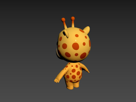 Character189 Giraffe 3D Модель