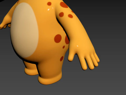 Character189 Giraffe 3D Model
