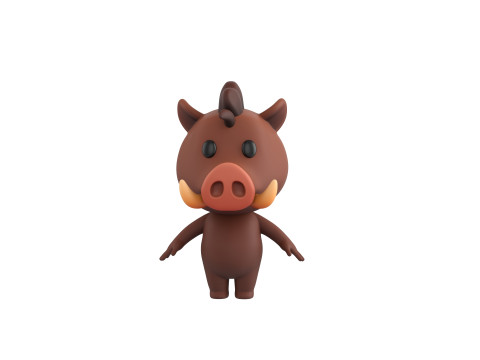 Character190 Boar Model 3D