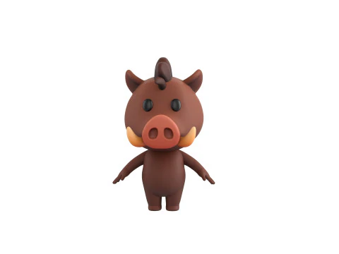 Character190 Boar 3D Model