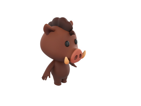 Character190 Boar Model 3D