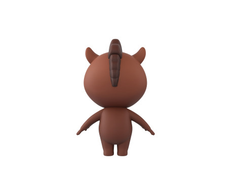 Character190 Boar Model 3D