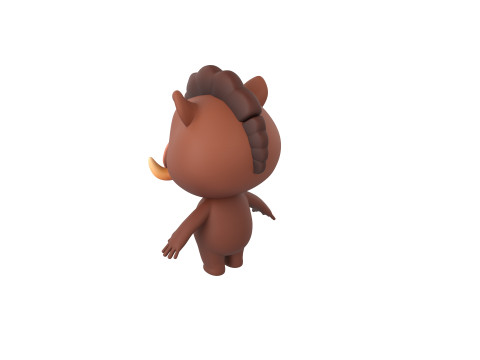 Character190 Boar Model 3D