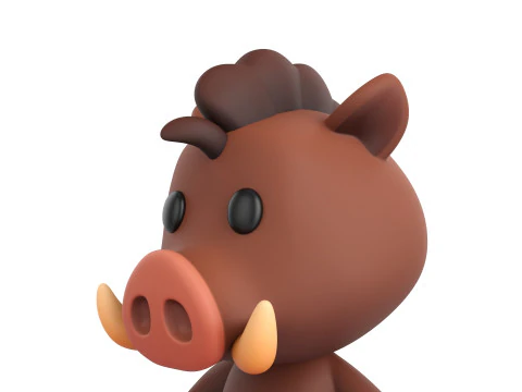Character190 Boar 3D Model