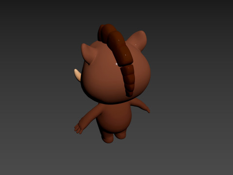 Character190 Boar Model 3D