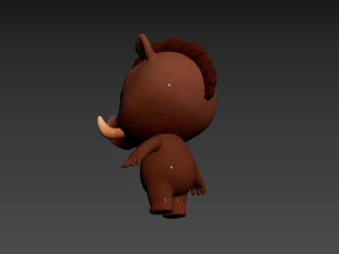 Character190 Boar Model 3D