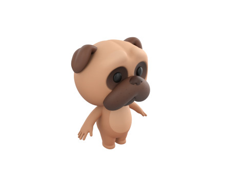 Character191 Pug 3D मॉडल