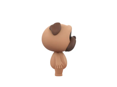 Character191 Pug 3D Model