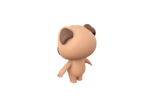 Character191 Pug 3D Model