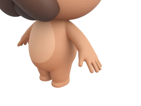Character191 Pug 3D Model