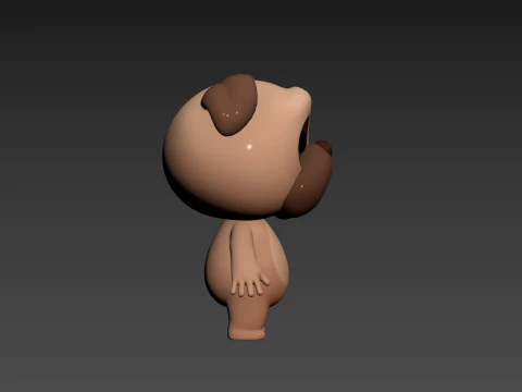 Character191 Pug 3D Model
