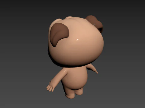 Character191 Pug 3D Model