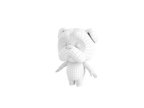 Character191 Pug 3D Model