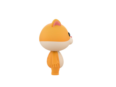 Character192 Hamster Modèle 3D