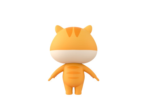 Character192 Hamster Modèle 3D