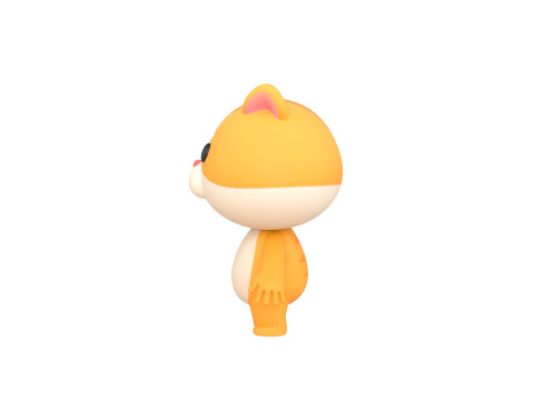 Character192 Hamster Modèle 3D