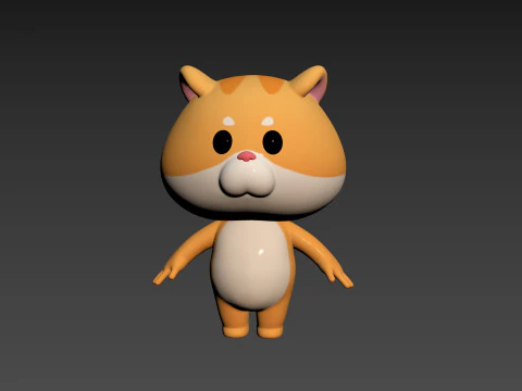 Character192 Hamster 3D Model