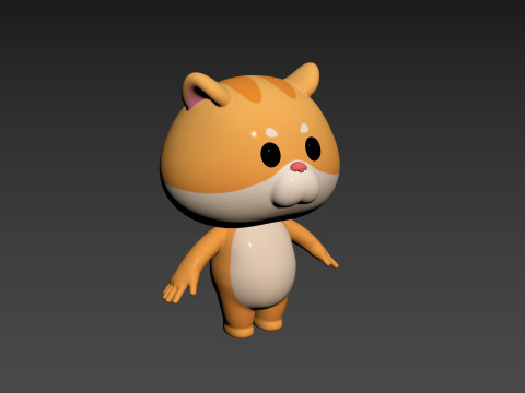 Character192 Hamster Modèle 3D