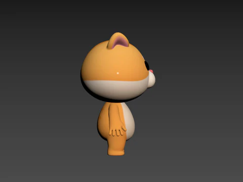 Character192 Hamster 3D Model