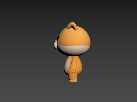 Character192 Hamster Modèle 3D