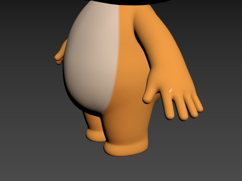 Character192 Hamster Modèle 3D