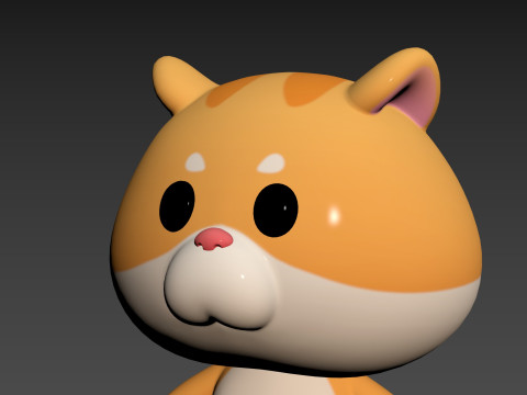 Character192 Hamster Modèle 3D
