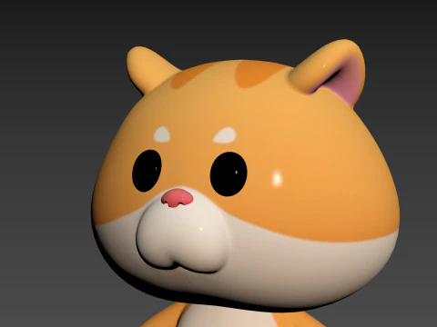 Character192 Hamster 3D Model