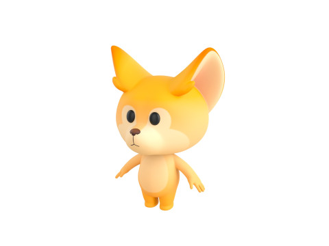 Character193 Fennec 3D 모델