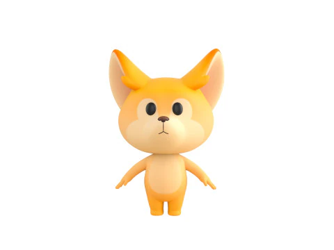 Character193 Fennec 3D Model
