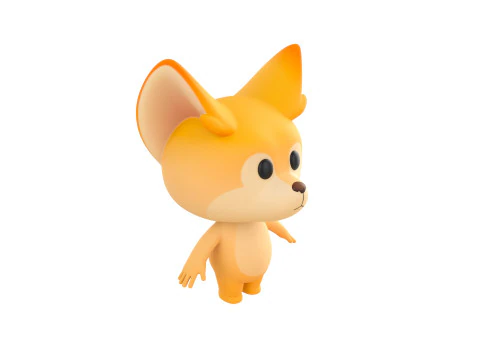 Character193 Fennec 3D Model