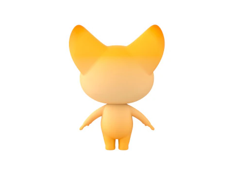 Character193 Fennec 3D Model