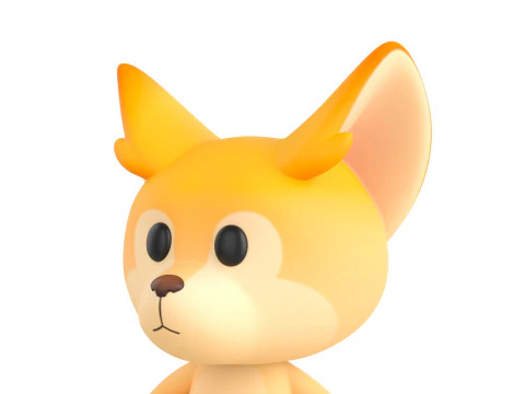 Character193 Fennec 3D Model