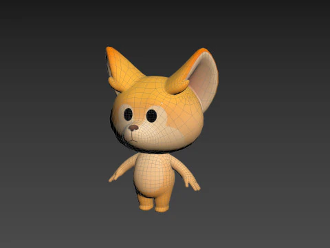 Character193 Fennec 3D Model