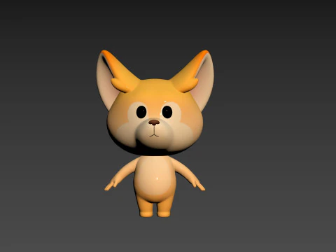 Character193 Fennec 3D Model
