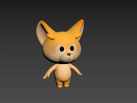 Character193 Fennec 3D Model