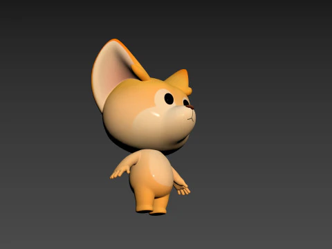 Character193 Fennec 3D Model