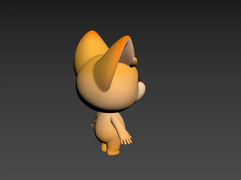 Character193 Fennec 3D Model