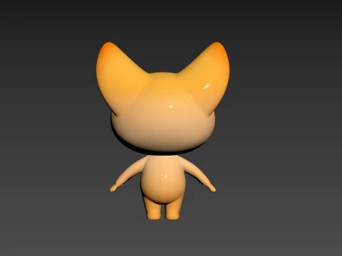 Character193 Fennec 3D Model