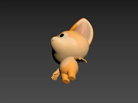 Character193 Fennec 3D Model