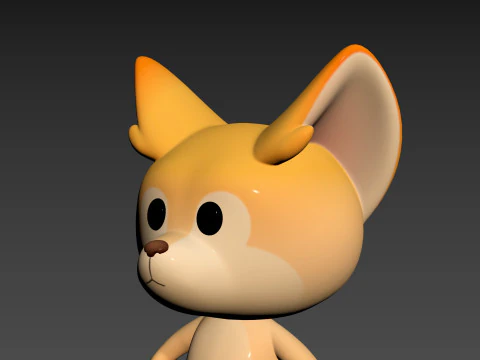 Character193 Fennec 3D Model