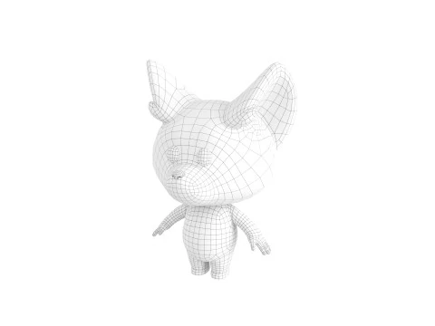 Character193 Fennec 3D Model