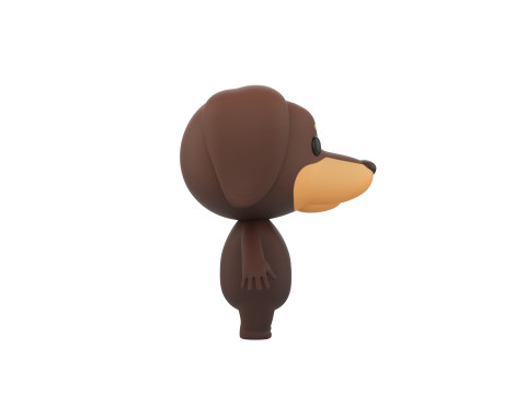 Character194 Dachshund Dog Modelo 3D