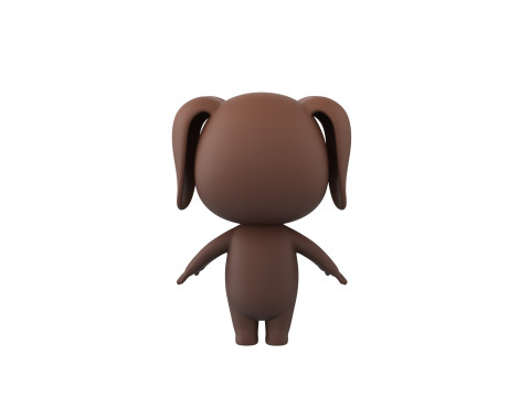 Character194 Dachshund Dog Modelo 3D